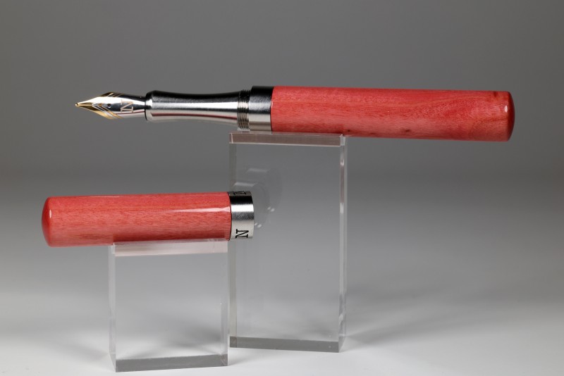 noblePen® EXPLORER Füllfederhalter steel Pink Ivory