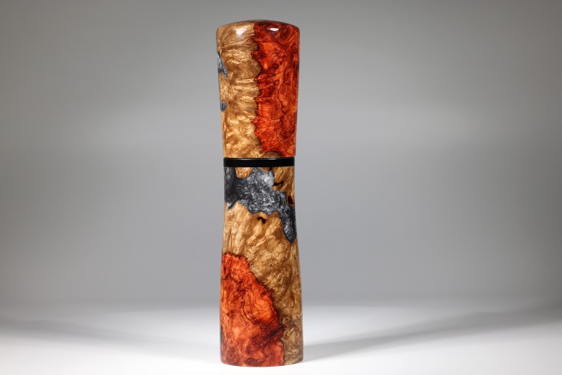 nobleMill® Pfeffermühle Amboina Maser Hybridwood