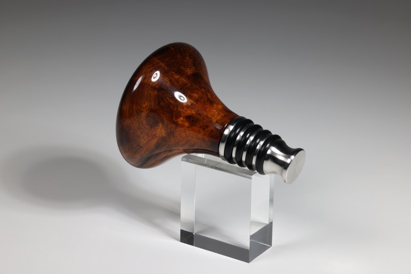 Flaschenverschluss Wüsteneisenholz Maser