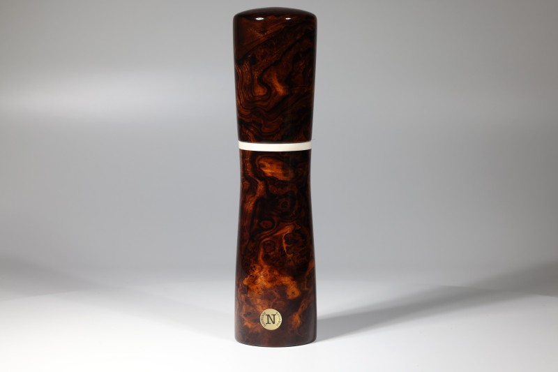 nobleMill® Pfeffermühle Wüsteneisenholz Maser / Mammut Elfenbein