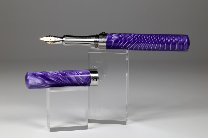 noblePen® EXPLORER Füllfederhalter steel Juma Purple Dragon