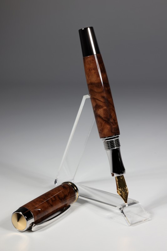 noblePen® gentleman Füllfederhalter Nussbaum Maser