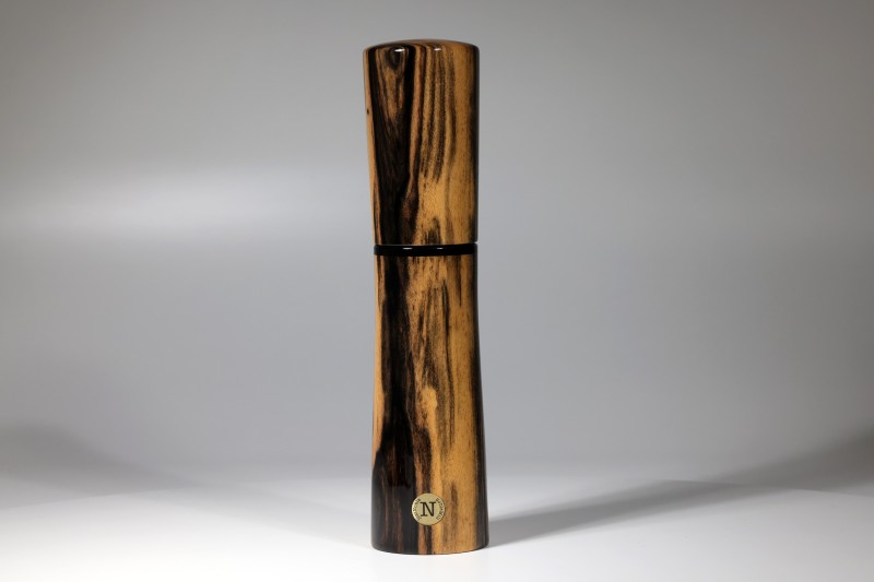 nobleMill® Salzmühle schwarz-weißes Ebenholz