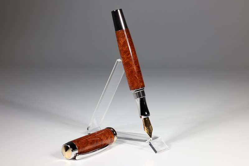 noblePen® gentleman Füllfederhalter Amboina Maser